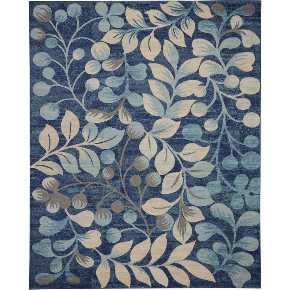 Tranquil Area Rug, Navy, 8' X 10'. Picture 2