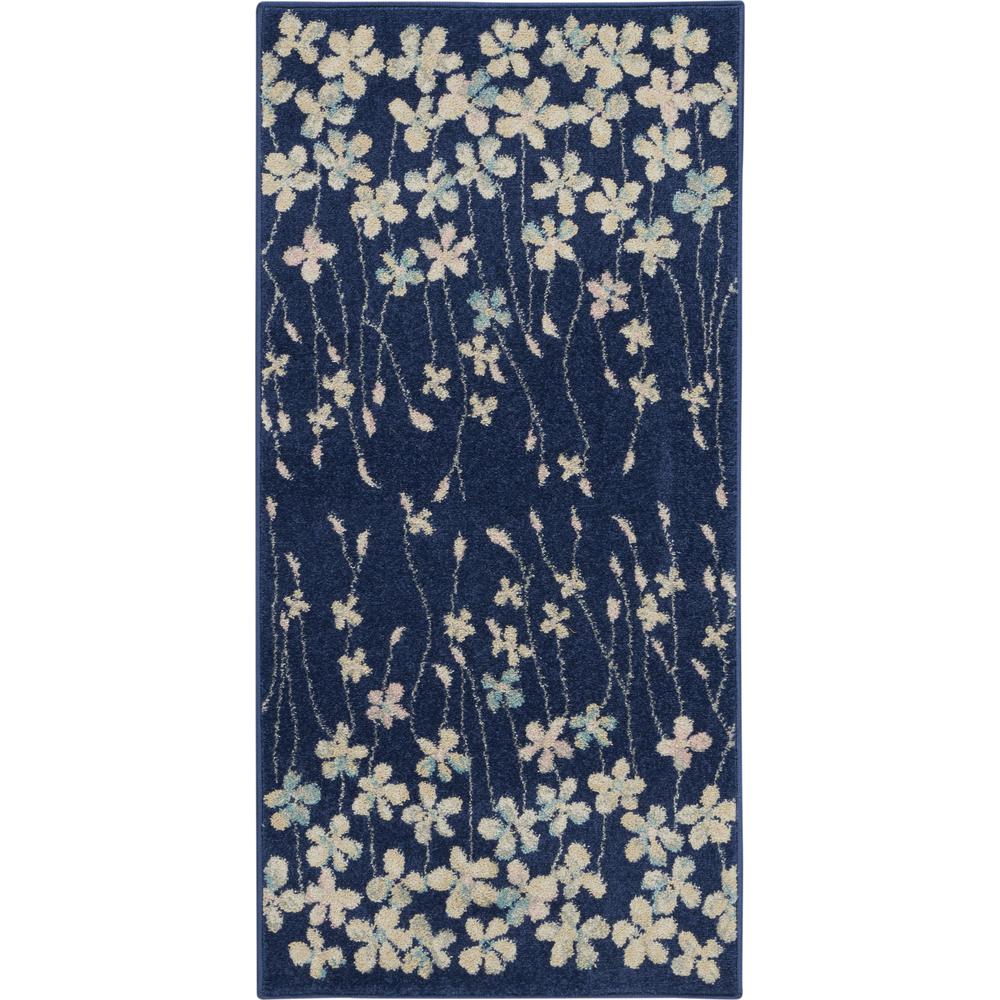 Tranquil Area Rug, Navy, 2' X 4'. Picture 2