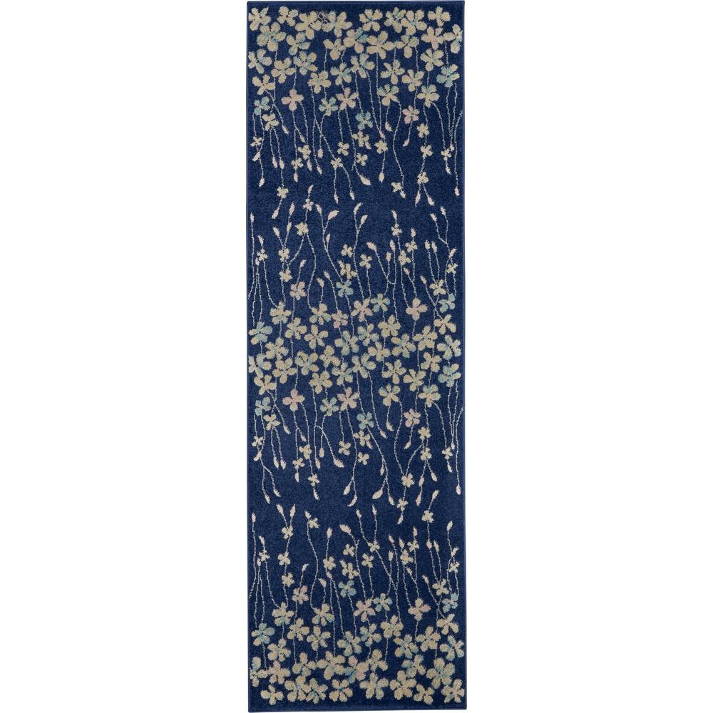 Tranquil Area Rug, Navy, 2'3" X 7'3". Picture 2