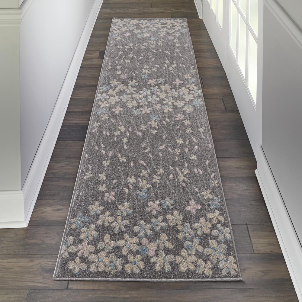Tranquil Area Rug, Grey/Beige, 2'3" X 7'3". Picture 3