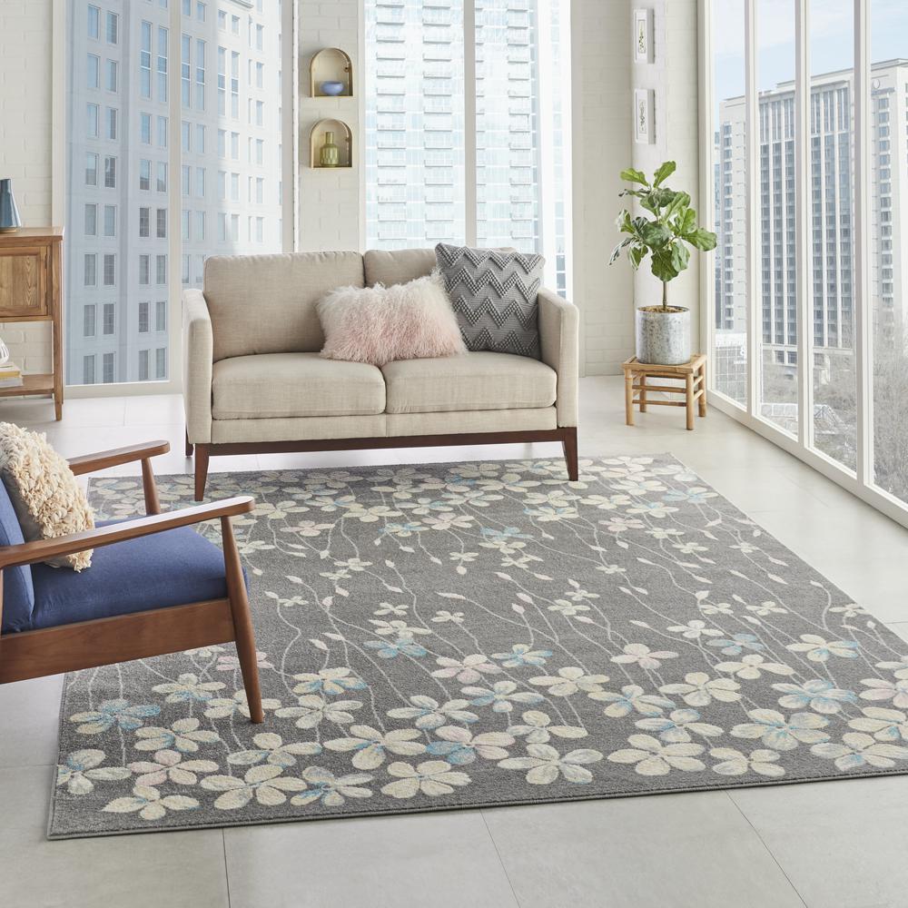 Tranquil Area Rug, Grey/Beige, 8' X 10'. Picture 6