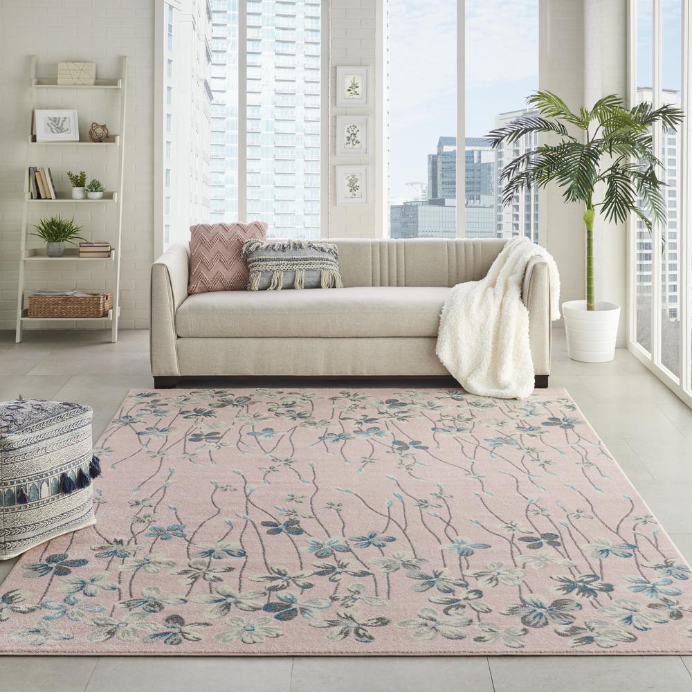 Tranquil Area Rug, Pink, 8' X 10'. Picture 3