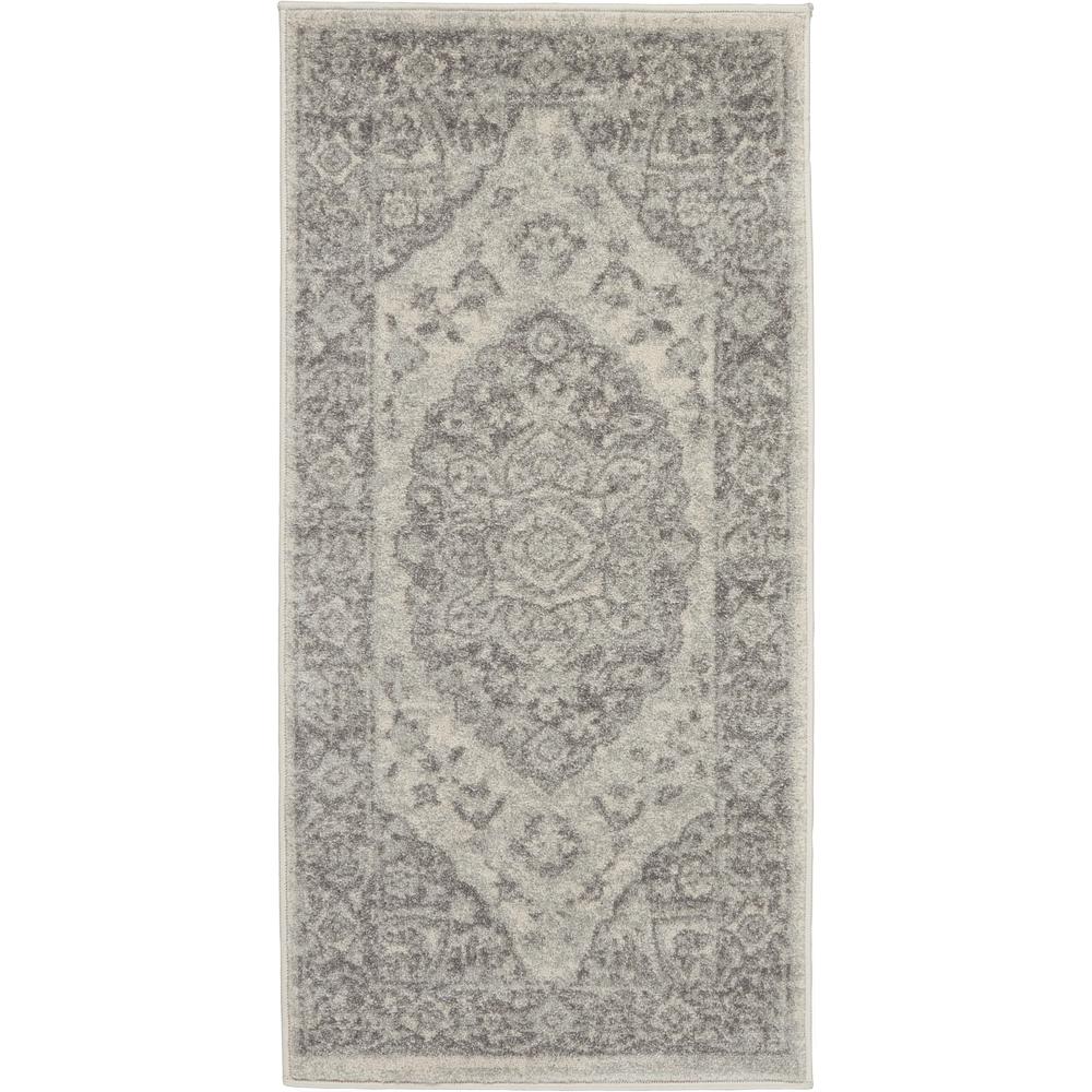 Tranquil Area Rug, Ivory/Grey, 2' X 4'. Picture 2