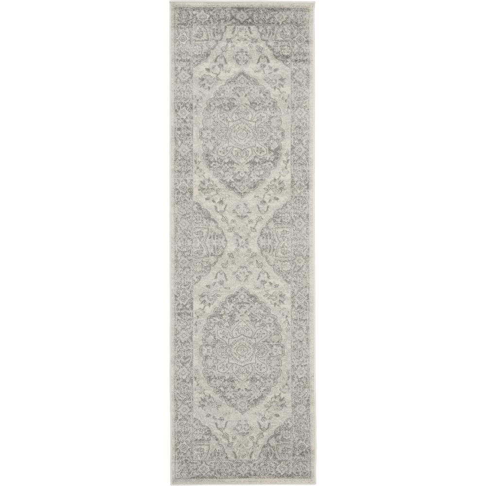 Tranquil Area Rug, Ivory/Grey, 2'3" X 7'3". Picture 2