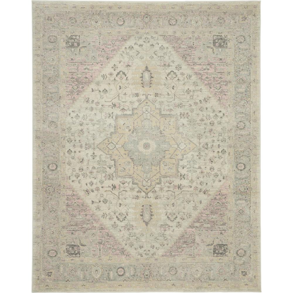 Tranquil Area Rug, Ivory/Pink, 8' X 10'. Picture 2