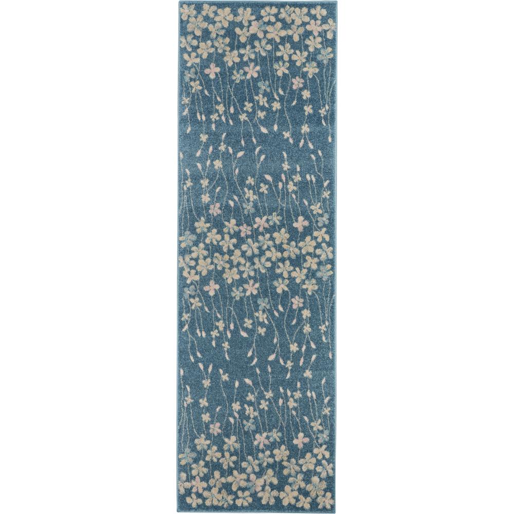 Tranquil Area Rug, Turquoise, 2'3" X 7'3". Picture 2