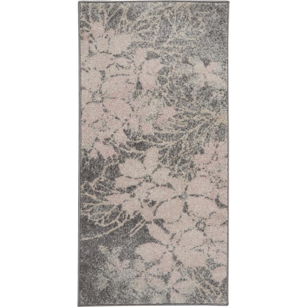 Tranquil Area Rug, Grey/Pink, 2' X 4'. Picture 2