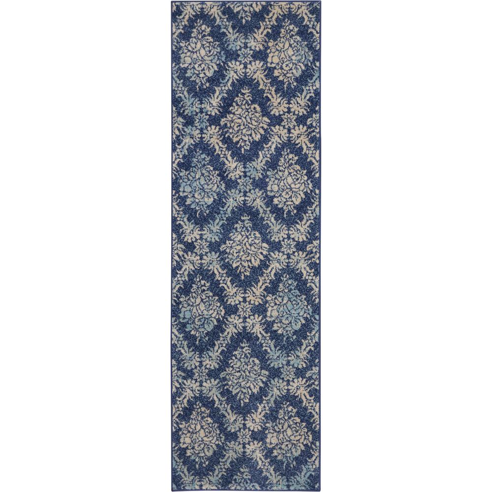 Tranquil Area Rug, Navy/Light Blue, 2'3" X 7'3". Picture 2