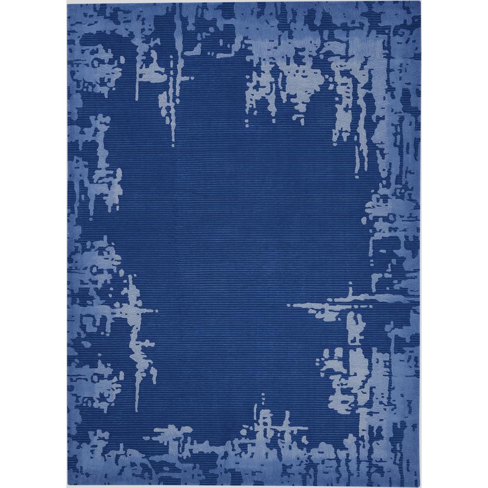 Symmetry Area Rug, Navy Blue, 8'6" X 11'6". Picture 2