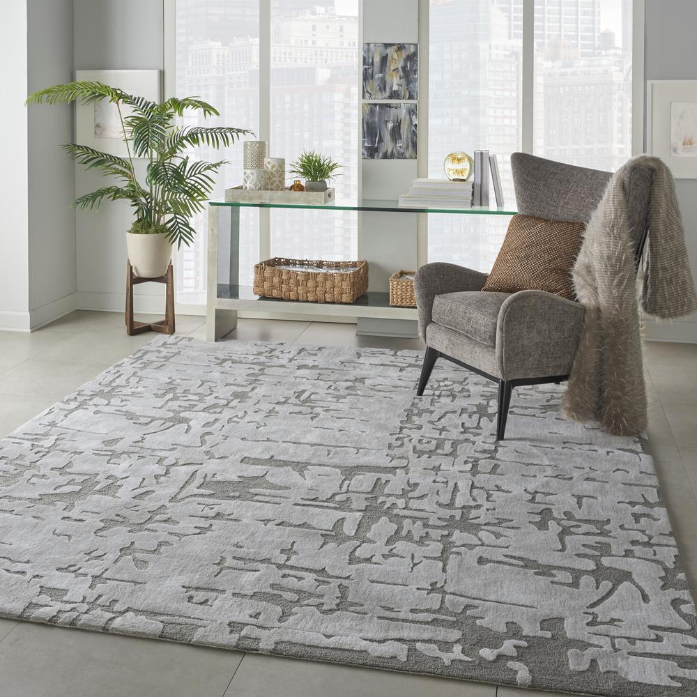 Symmetry Area Rug, Ivory/Taupe, 8'6" X 11'6". Picture 6
