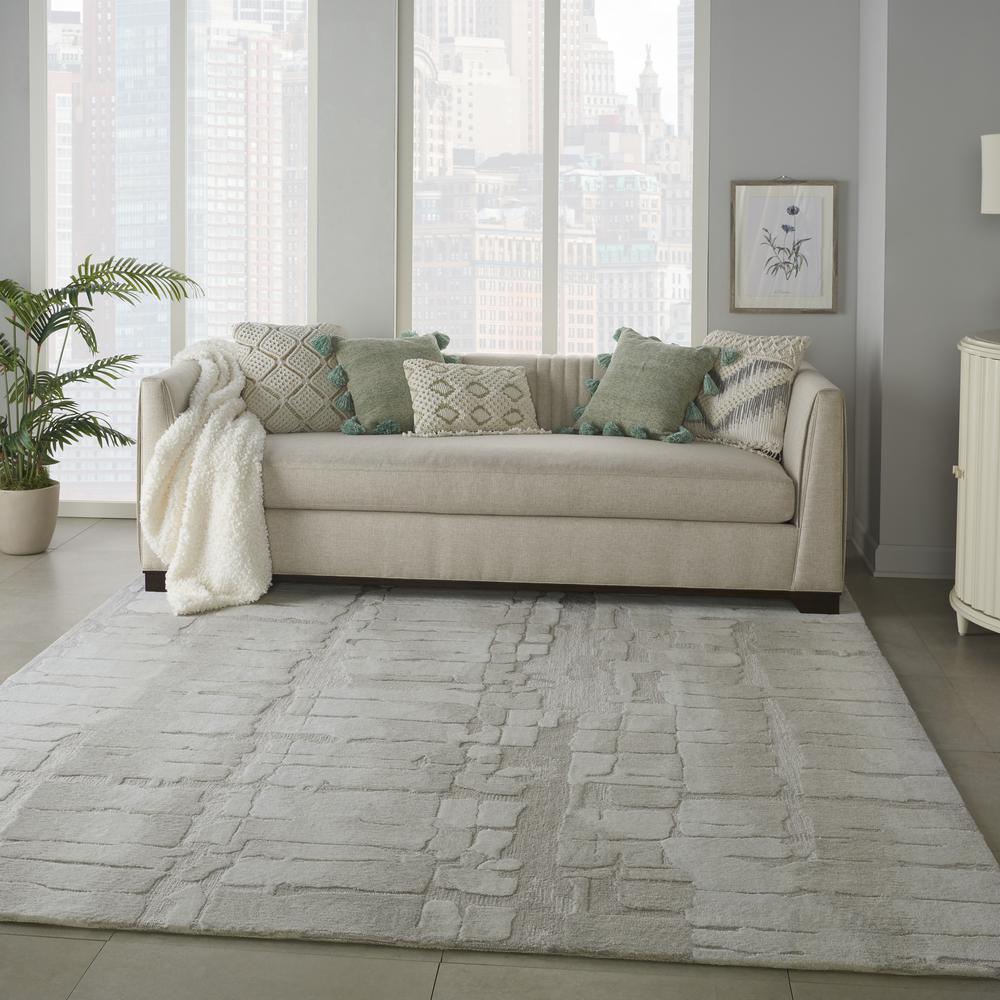 Symmetry Area Rug, Ivory/Beige, 7'9" X 9'9". Picture 6