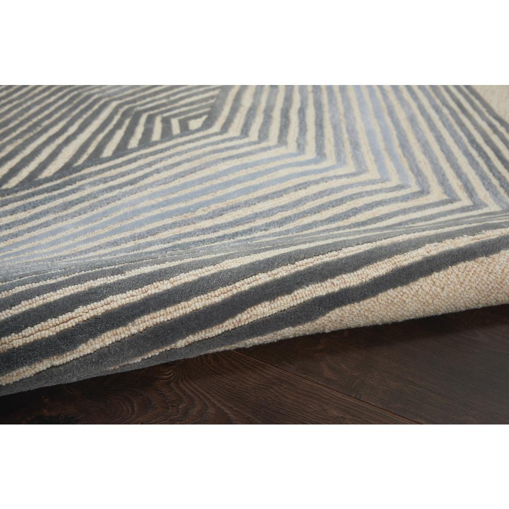 Symmetry Area Rug, Ivory/Grey, 7'9" X 9'9". Picture 4