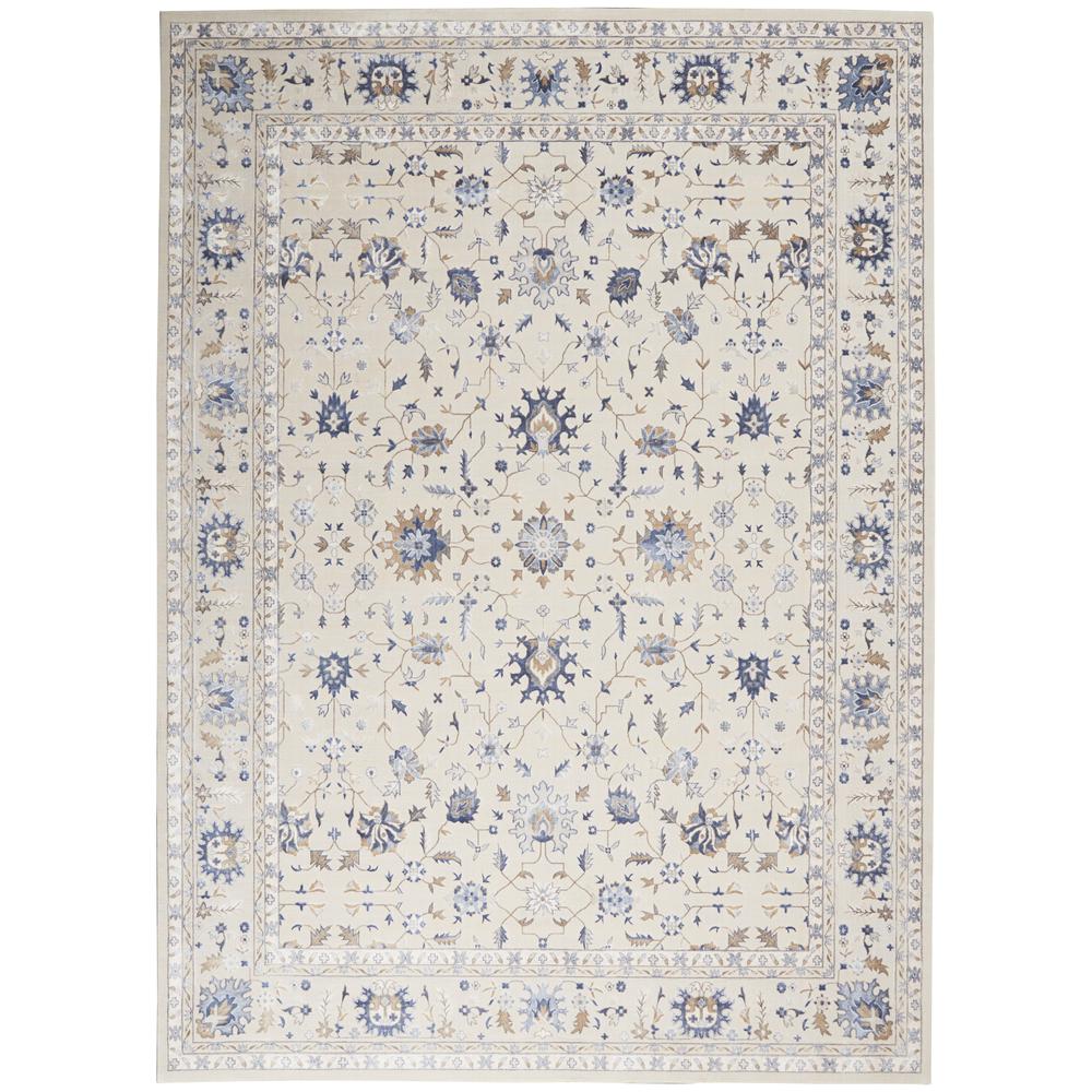 Sleek Textures Area Rug, Ivory, 7'10" x 10'6". Picture 1
