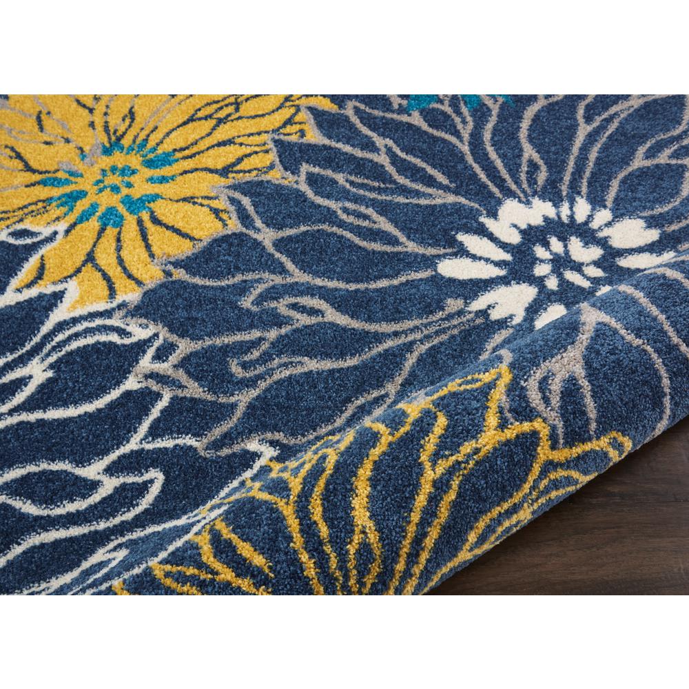 Passion Area Rug, Blue, 2'2"X10'. Picture 3
