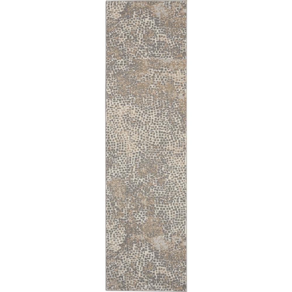 MA90 Uptown Area Rug, Beige/Grey, 2'2" x 7'6". Picture 1