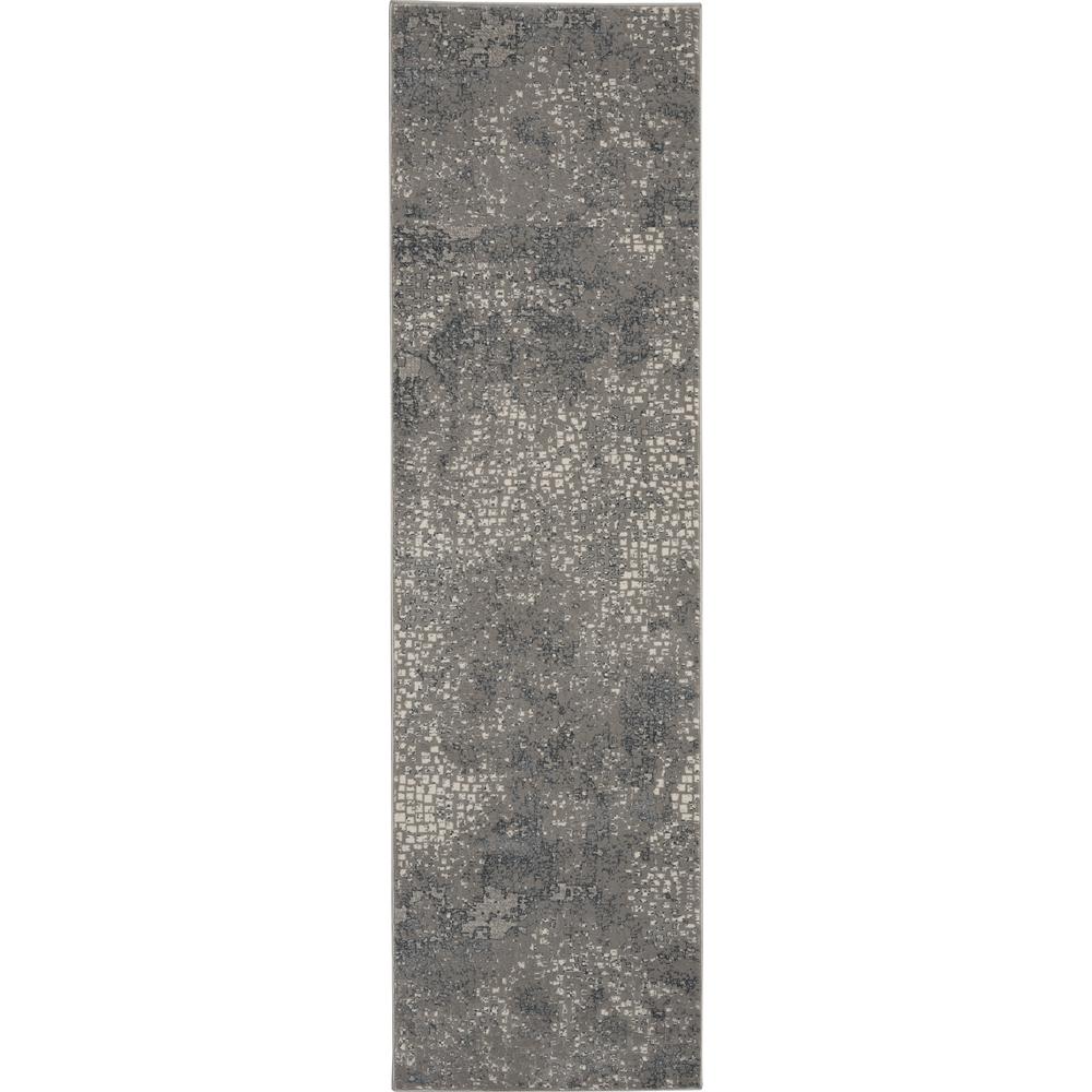MA90 Uptown Area Rug, Grey, 2'2" x 7'6". Picture 1