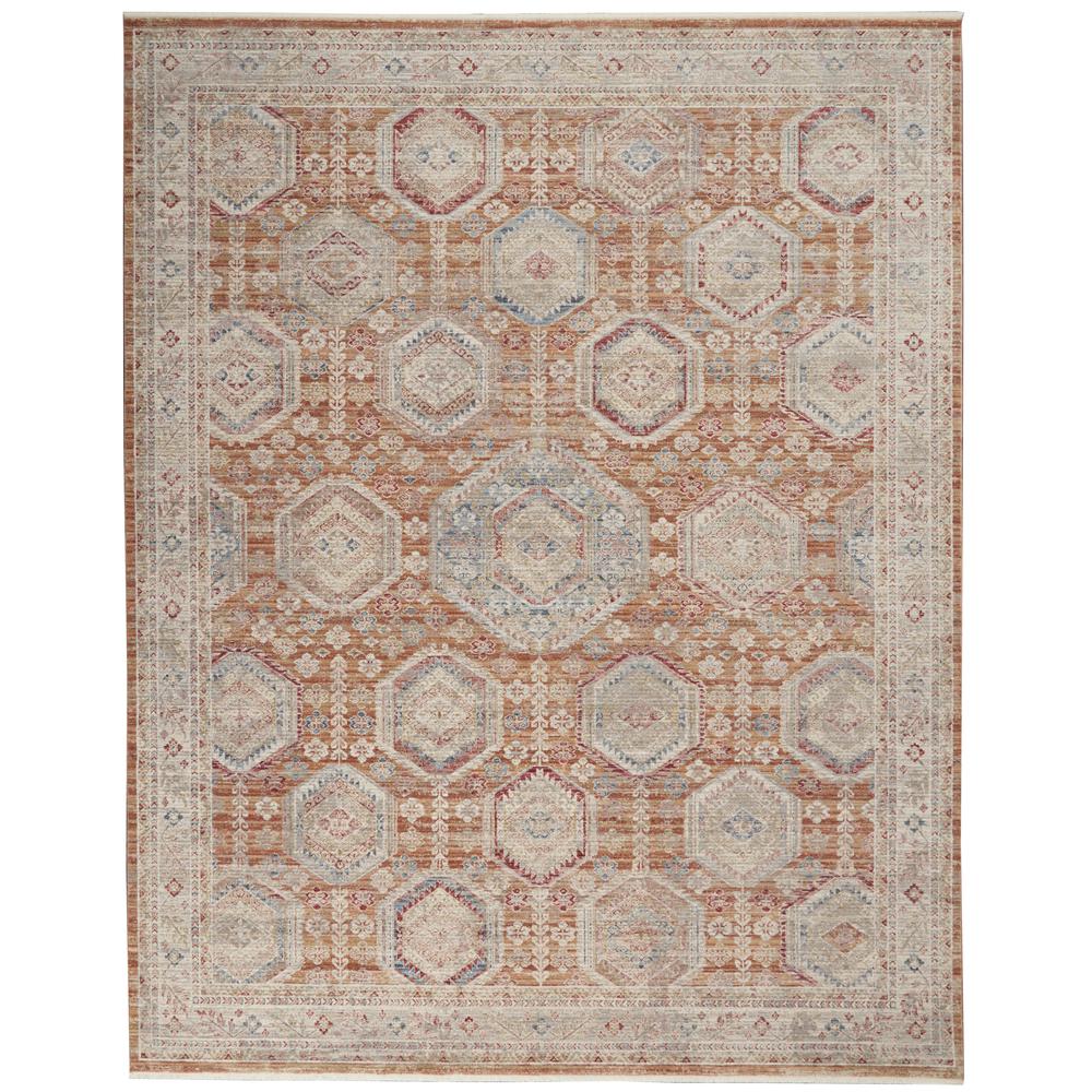 Enchanting Home Area Rug, Brick, 7'10" x 10'2". Picture 1