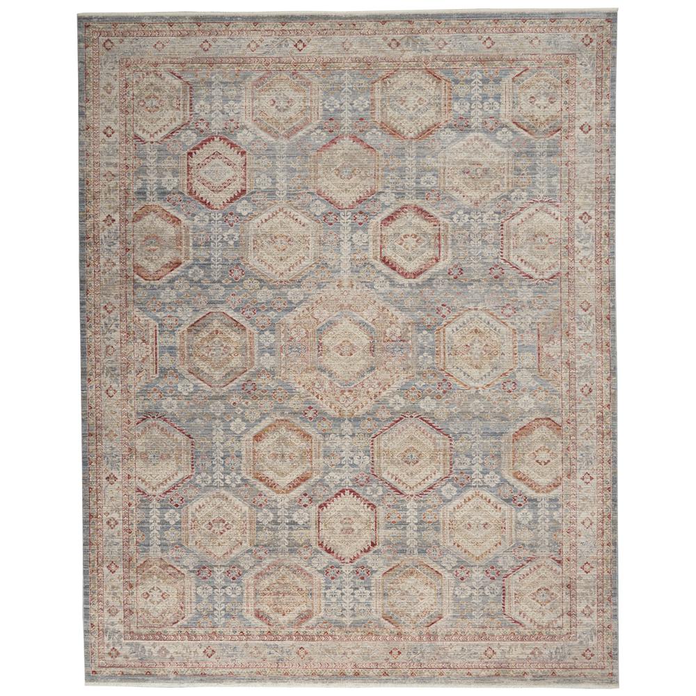 Enchanting Home Area Rug, Light Blue Multi, 7'10" x 10'2". Picture 1