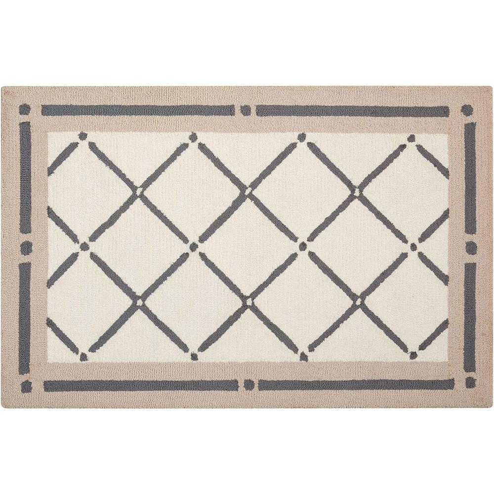 Decor Ivory Beige Area Rug. Picture 1