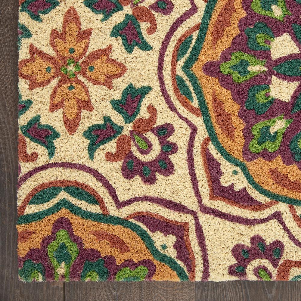 Bohemian Rectangle Area Rug, 2' x 2'. Picture 4