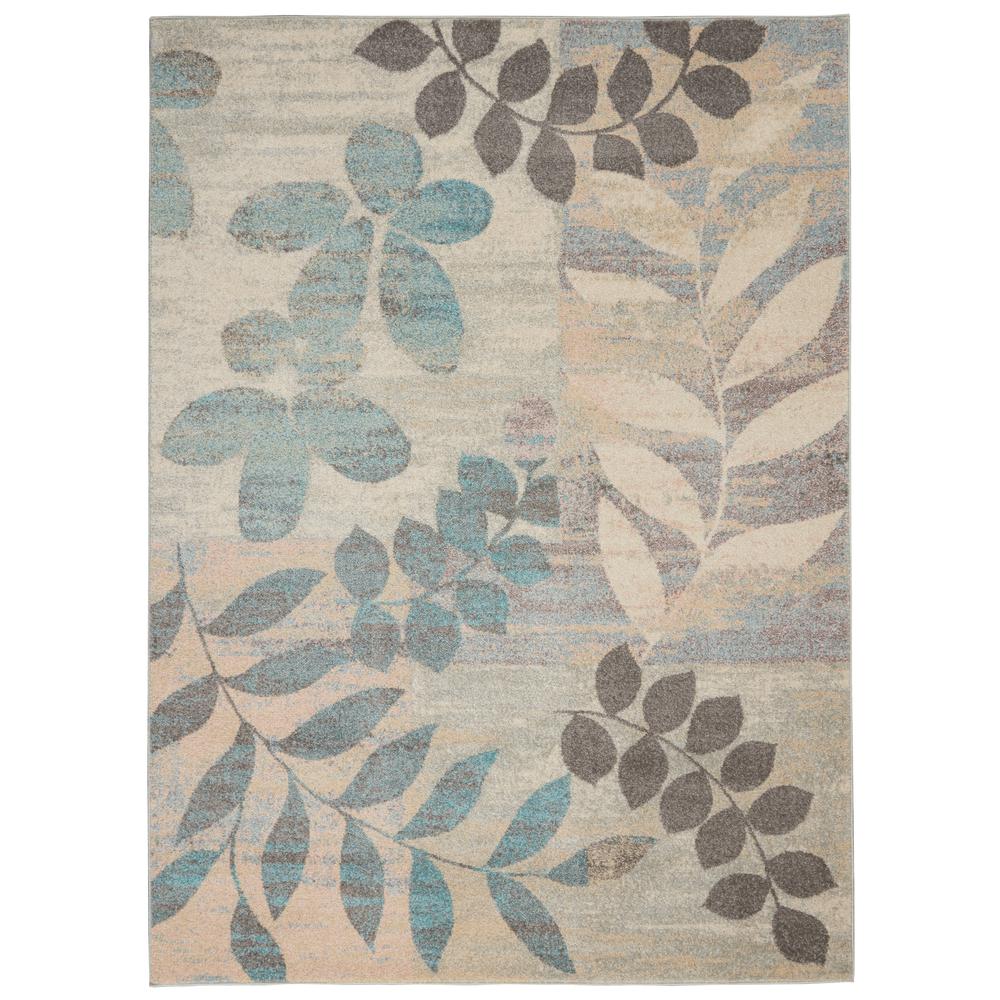 Tranquil Area Rug, Ivory/Light Blue, 6' x 9'. Picture 1