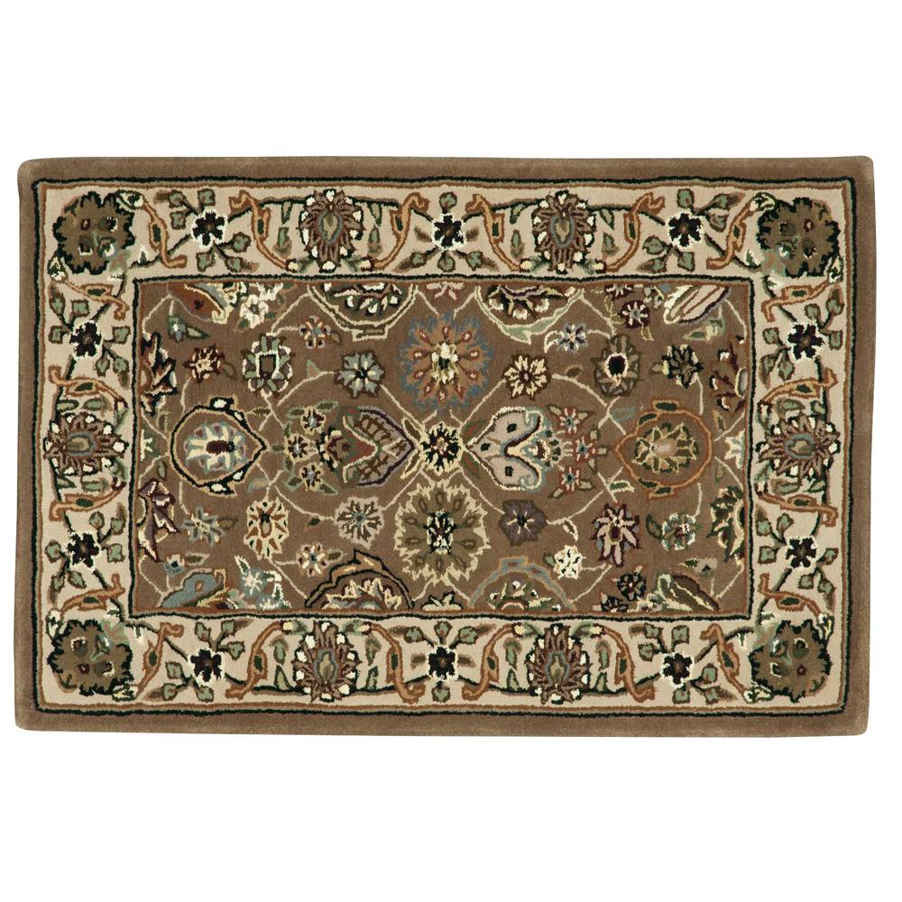 Traditional Rectangle Area Rug, 2' x 3'. Picture 1