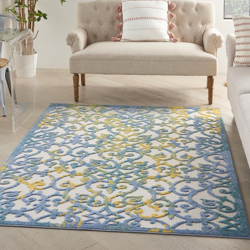 Contemporary Rectangle Area Rug, 6' x 9'. Picture 3