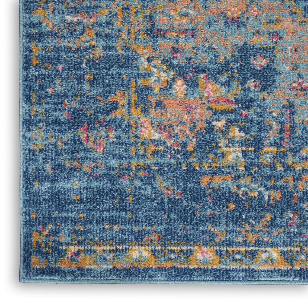 TRA06 Tranquil Navy Blue Area Rug- 5'3" x 7'3". Picture 5