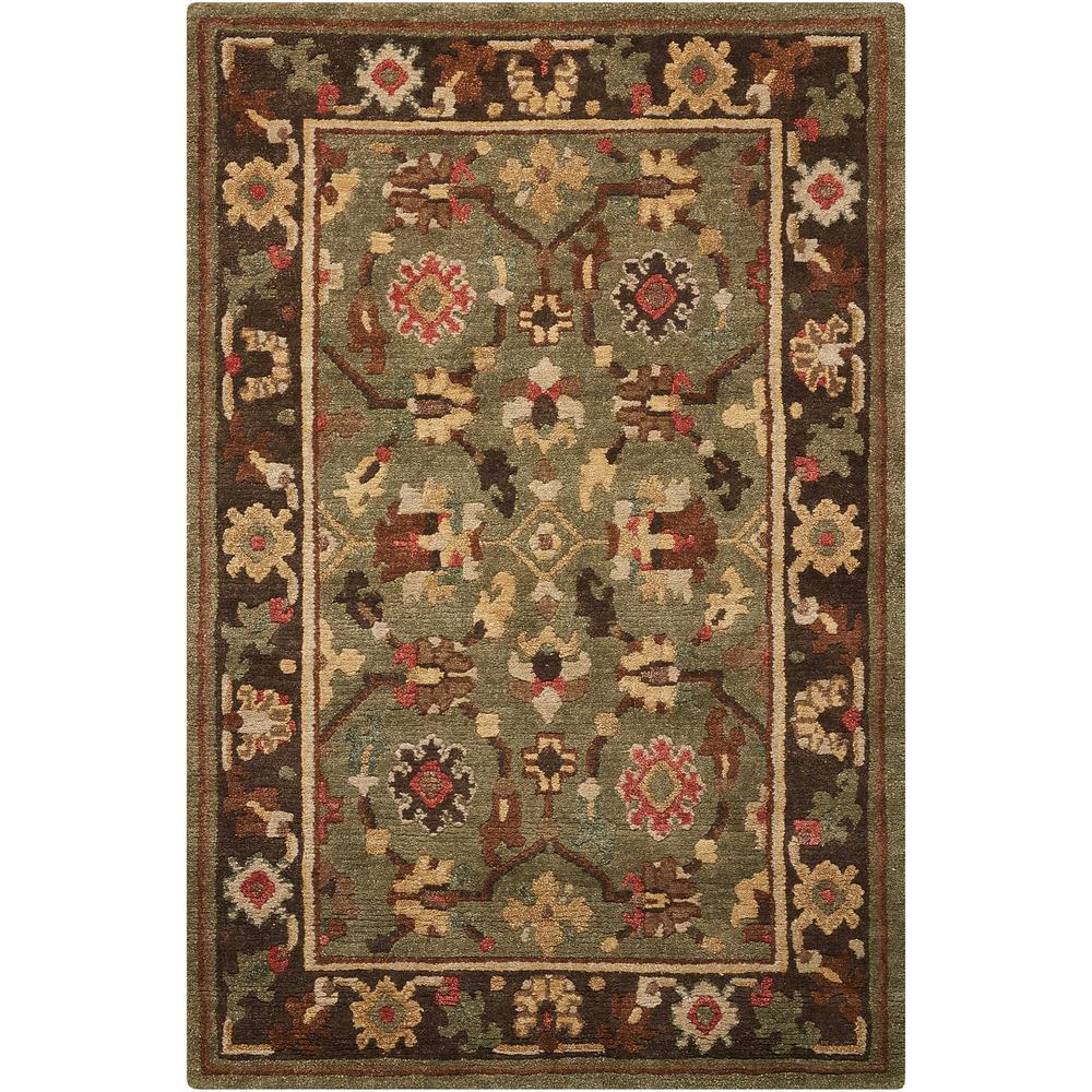 Tahoe Area Rug, Green, 3'9" x 5'9". Picture 1