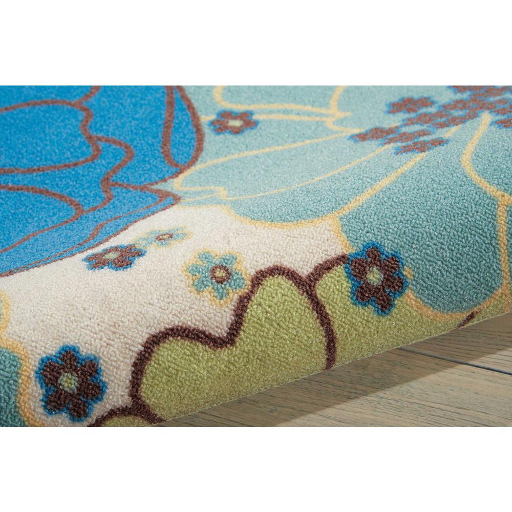 Home & Garden Area Rug, Light Blue, 5'3" x 7'5". Picture 4