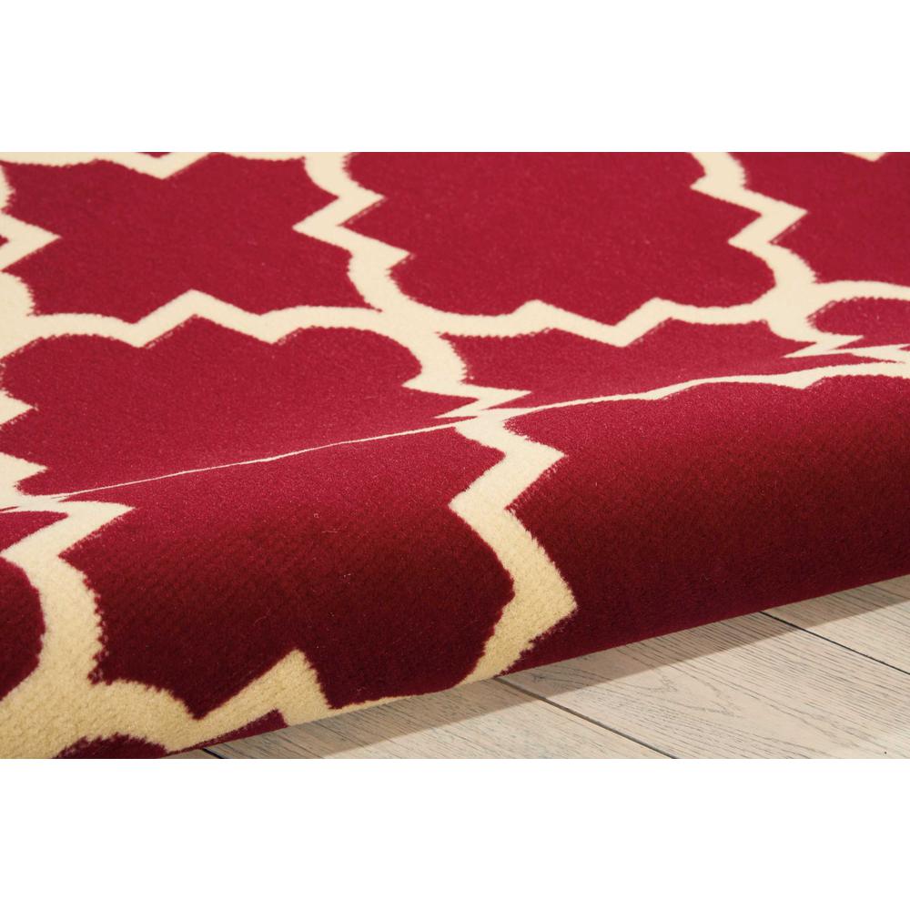 Grafix Area Rug, Red, 5'3" x 7'3". Picture 3