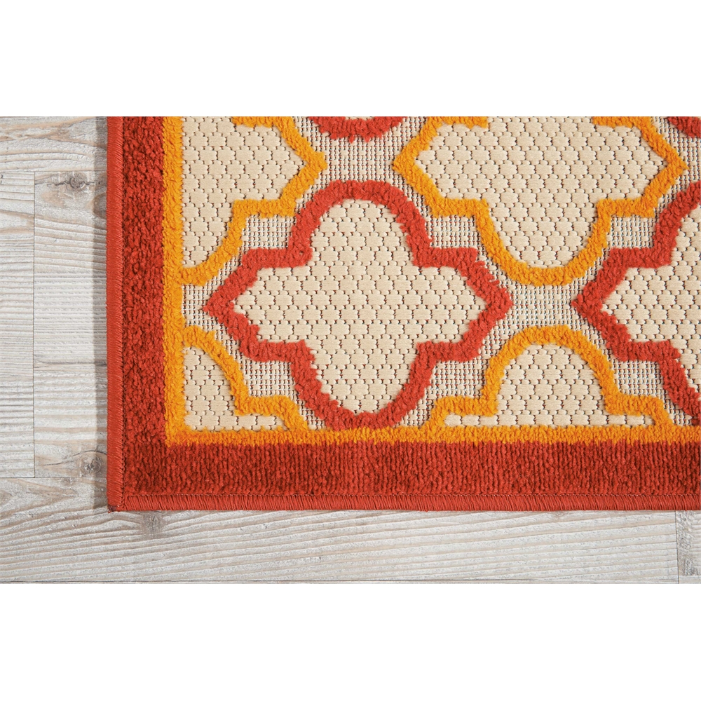 Aloha Area Rug, Red, 2'8" x 4'. Picture 2