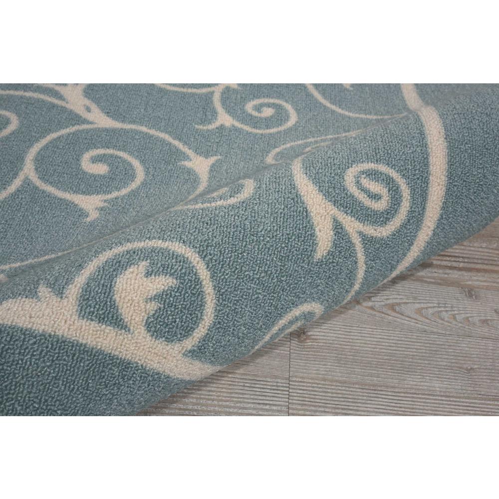 Home & Garden Area Rug, Light Blue, 4'3" x 6'3". Picture 4