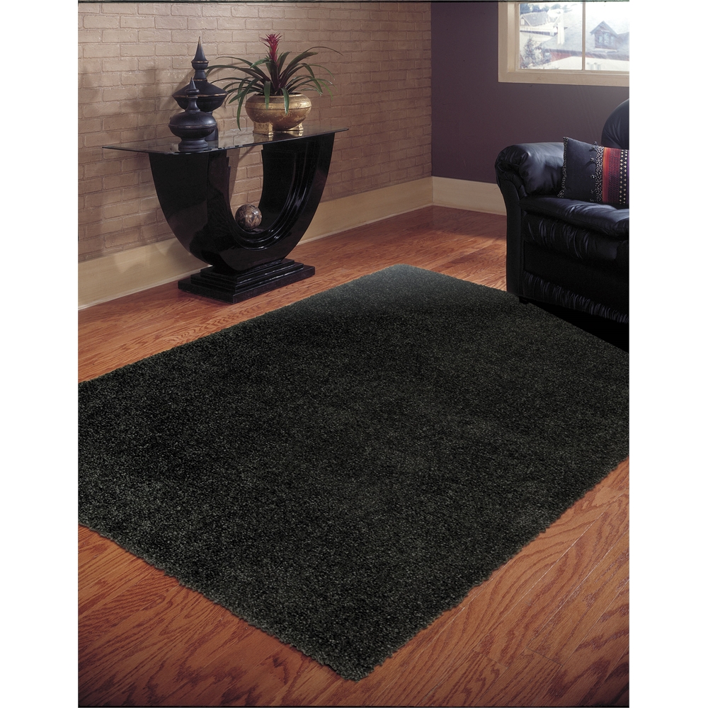 Amore Area Rug, Dark Grey, 5'3" x 7'5". Picture 5