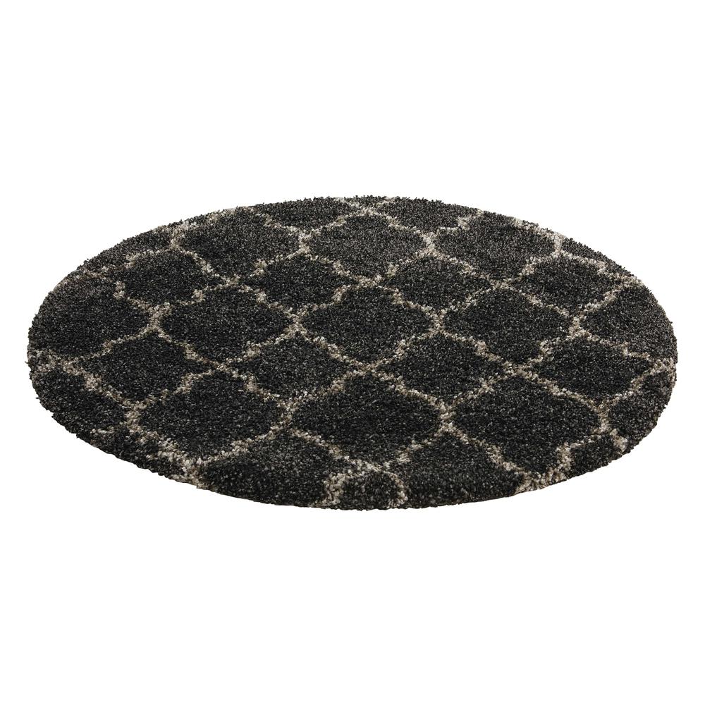 Amore Area Rug, Charcoal, 3'11" x ROUND. Picture 4
