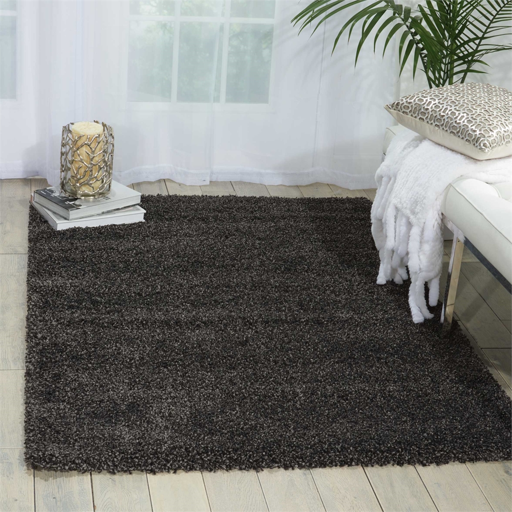 Amore Area Rug, Dark Grey, 3'11" x 5'11". Picture 4