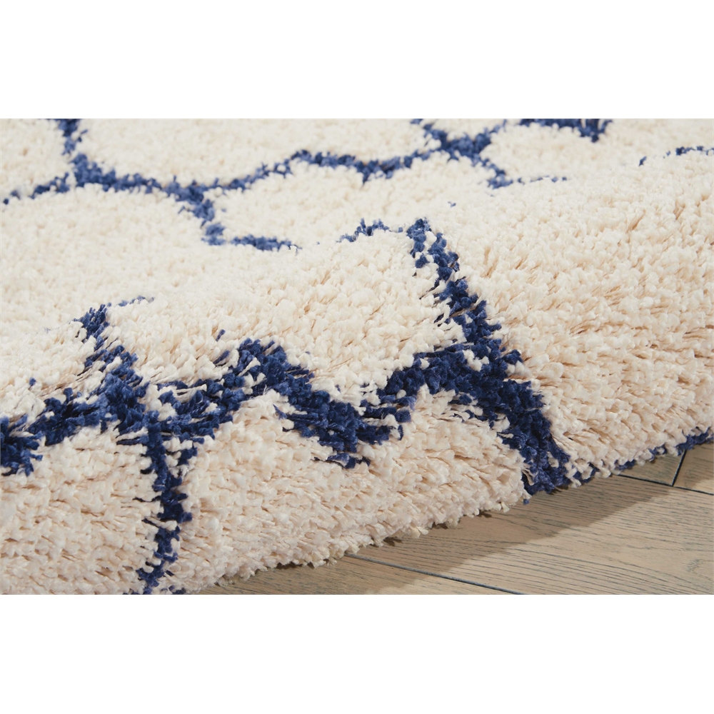 Amore Area Rug, Ivory/Blue, 5'3" x 7'5". Picture 14