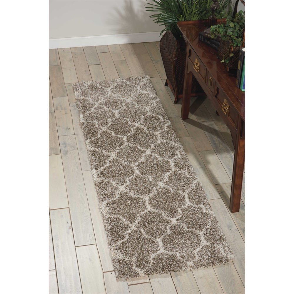 Amore Area Rug, Stone, 2'2" x 7'6". Picture 6