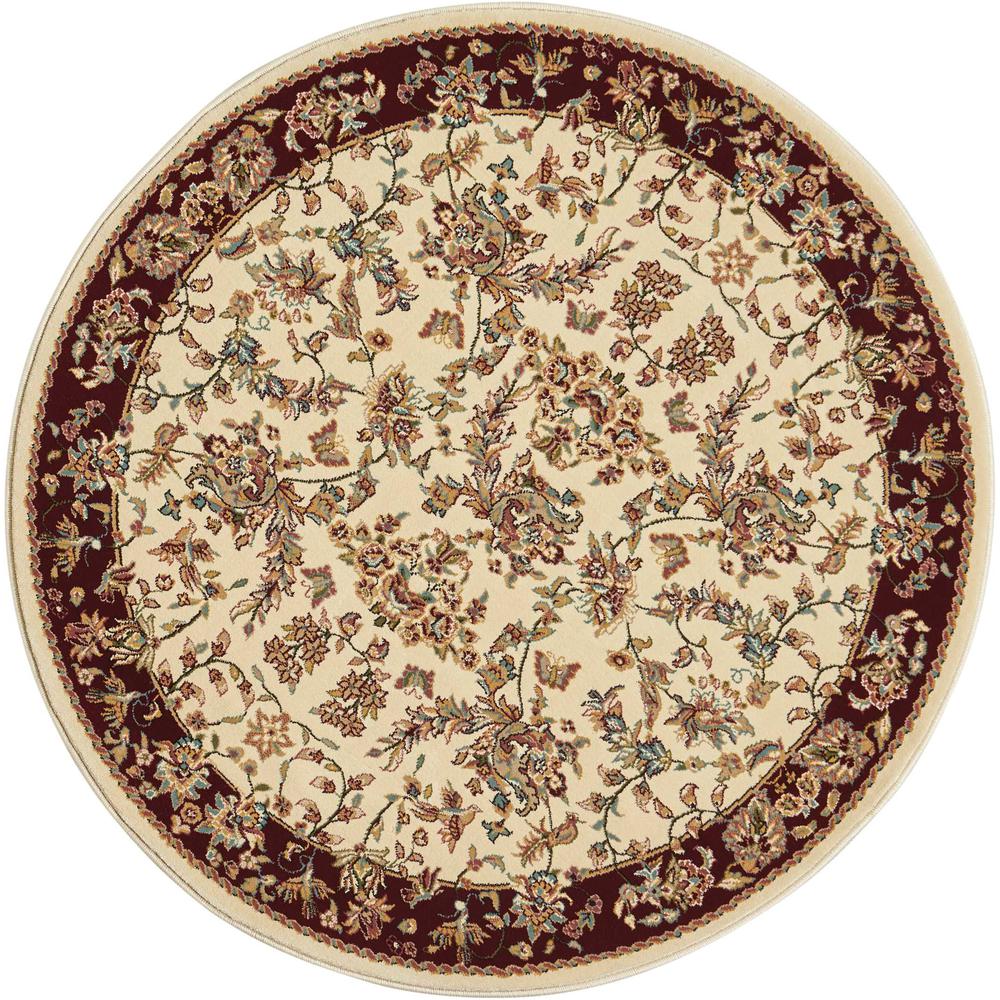 Antiquities Area Rug, Ivory, 5'3" x ROUND. Picture 1