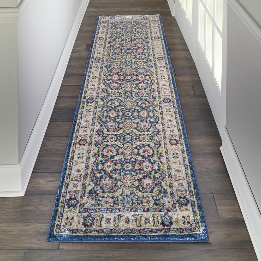 Traditional Runner Area Rug, 8' Runner. Picture 3