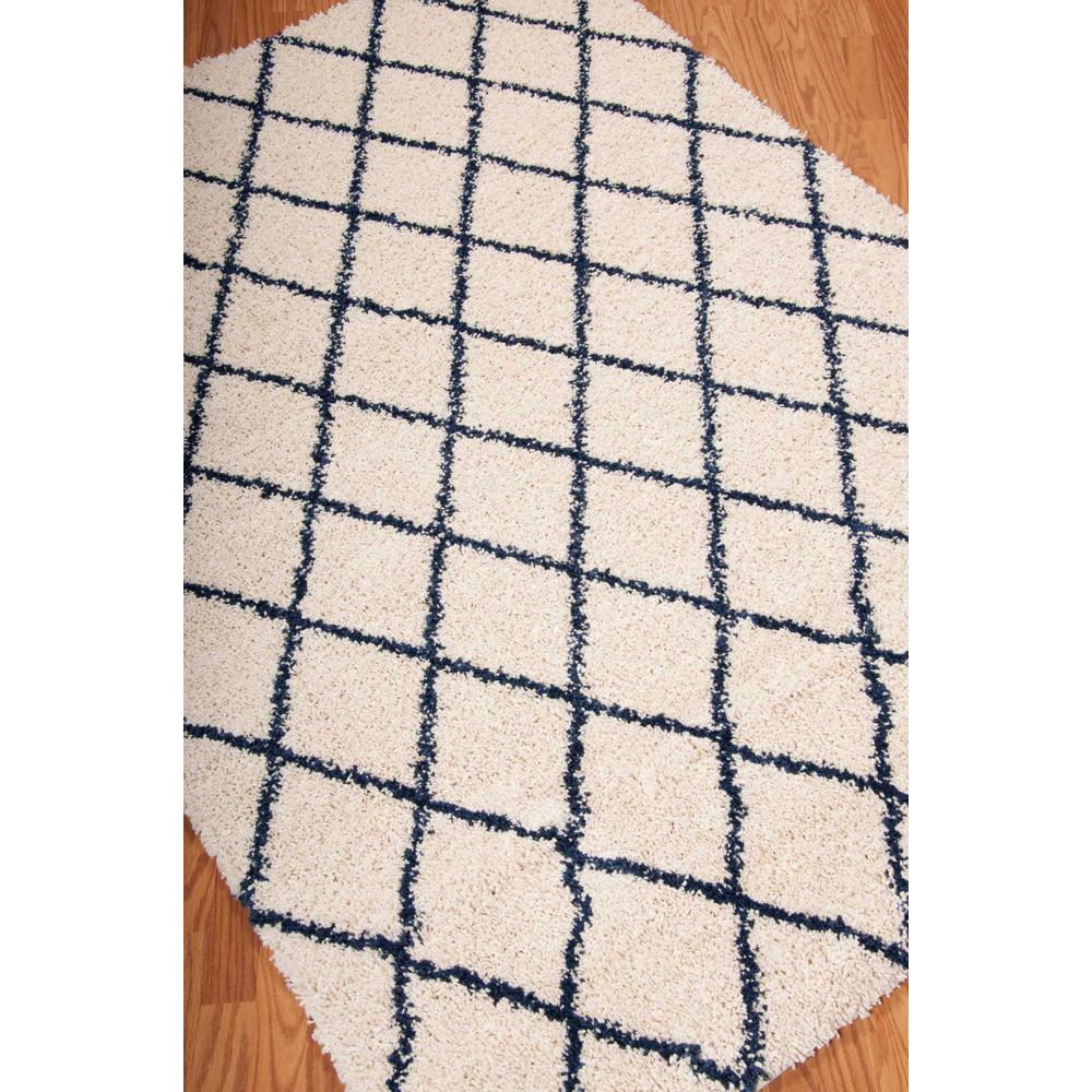 Brisbane Area Rug, Ivory/Blue, 8'2" x 10'. Picture 2