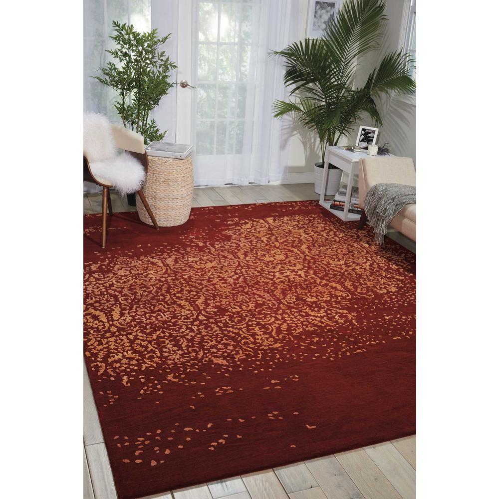 Opaline Area Rug, Fire, 3'9" x 5'9". Picture 4