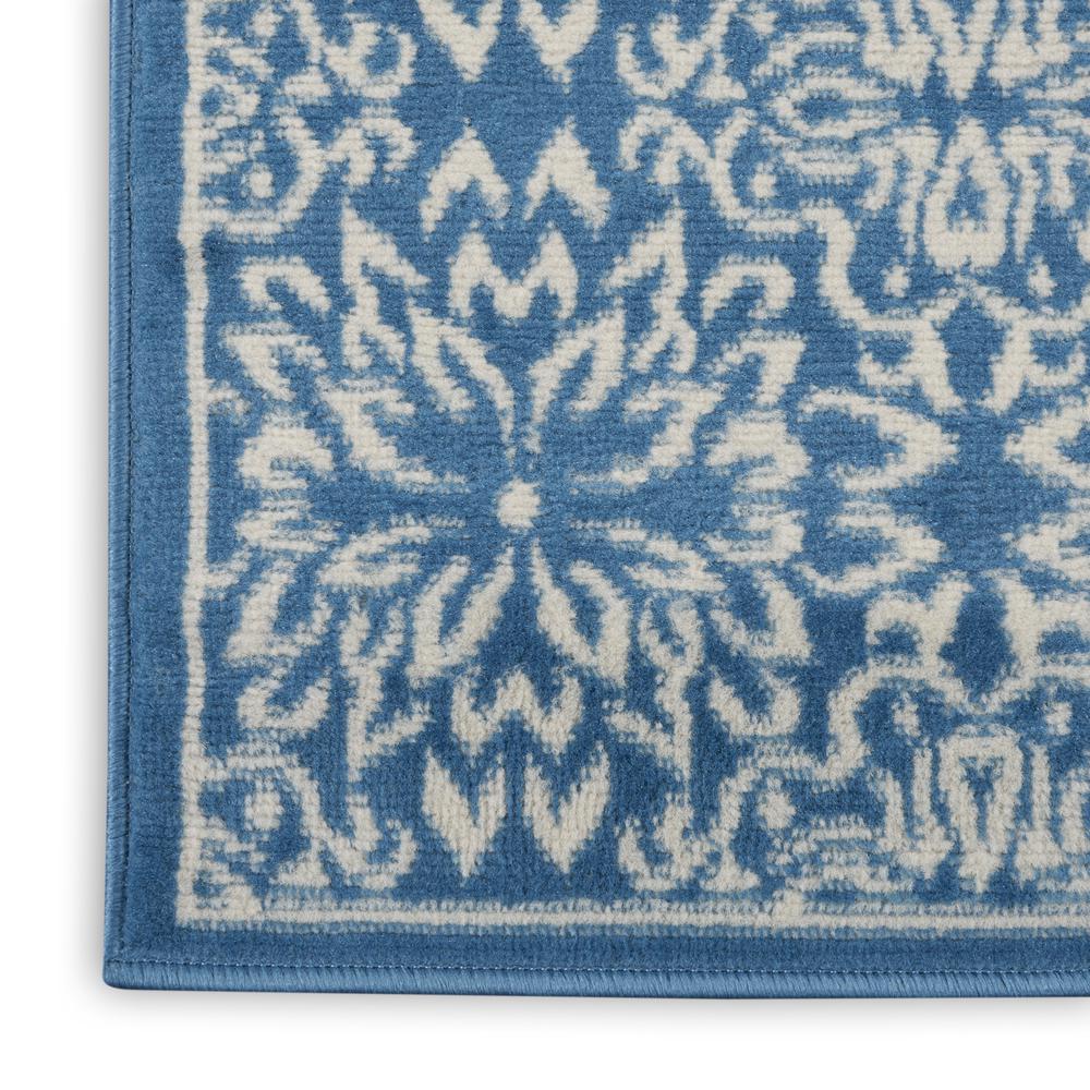 Jubilant Area Rug, Ivory/Blue, 2'3" x 7'3". Picture 5