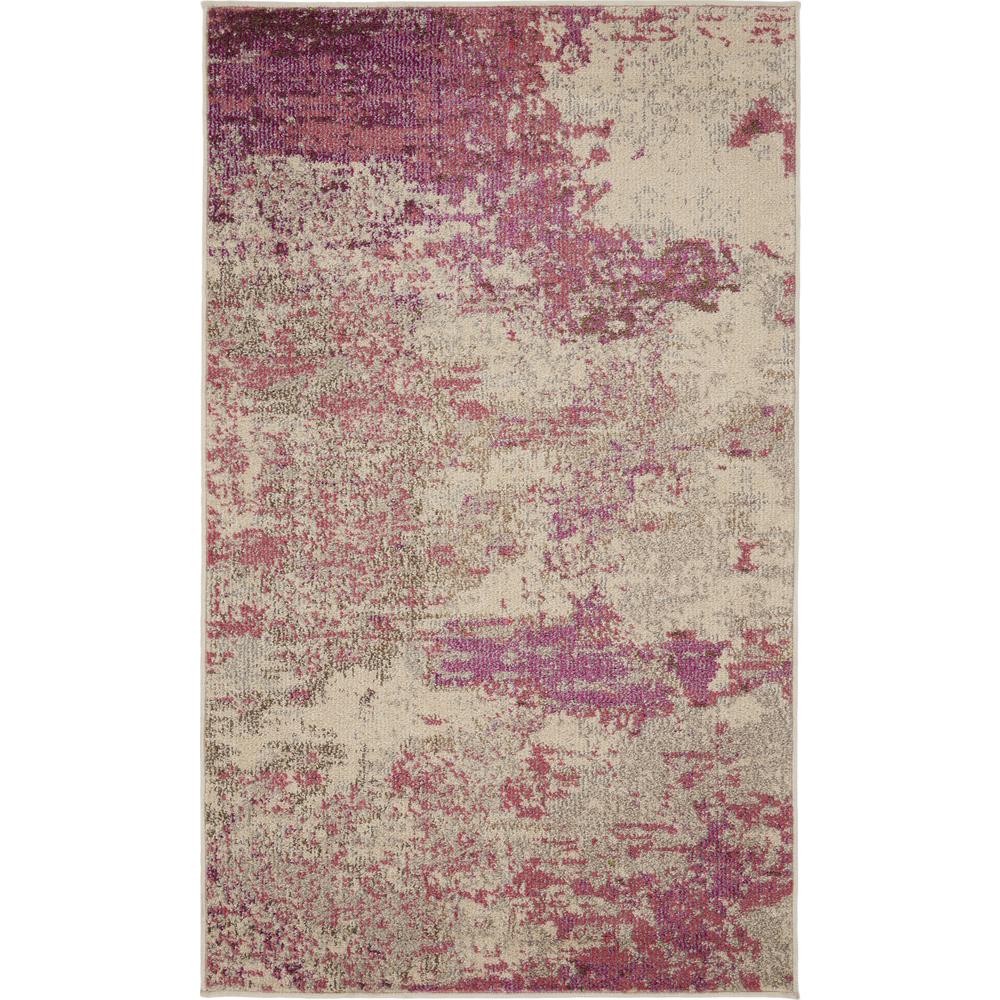 CES02 Celestial Ivory/Pink Area Rug- 3' x  5'. The main picture.