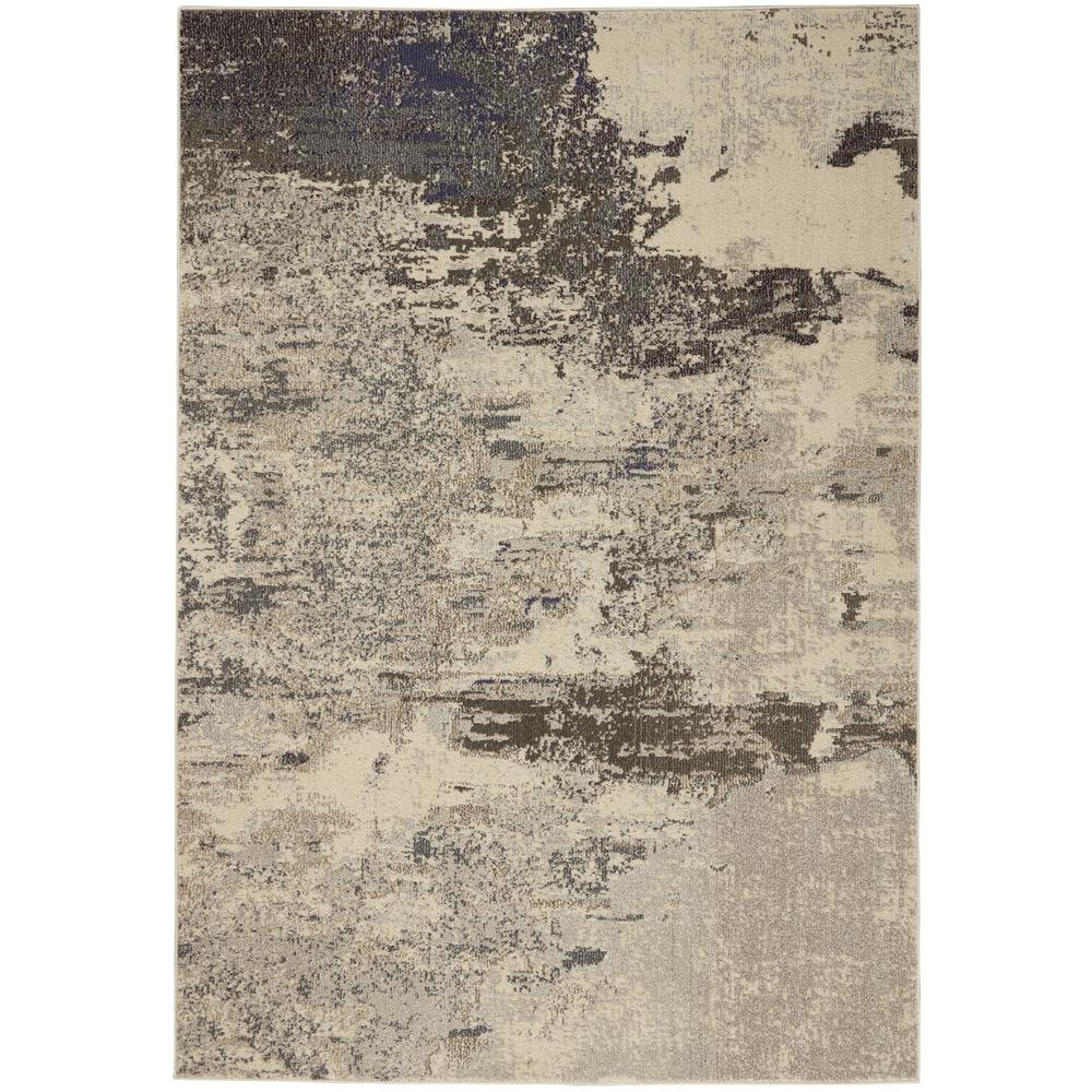 CES02 Celestial Ivory/Grey Area Rug- 3'11" x 5'11". Picture 1