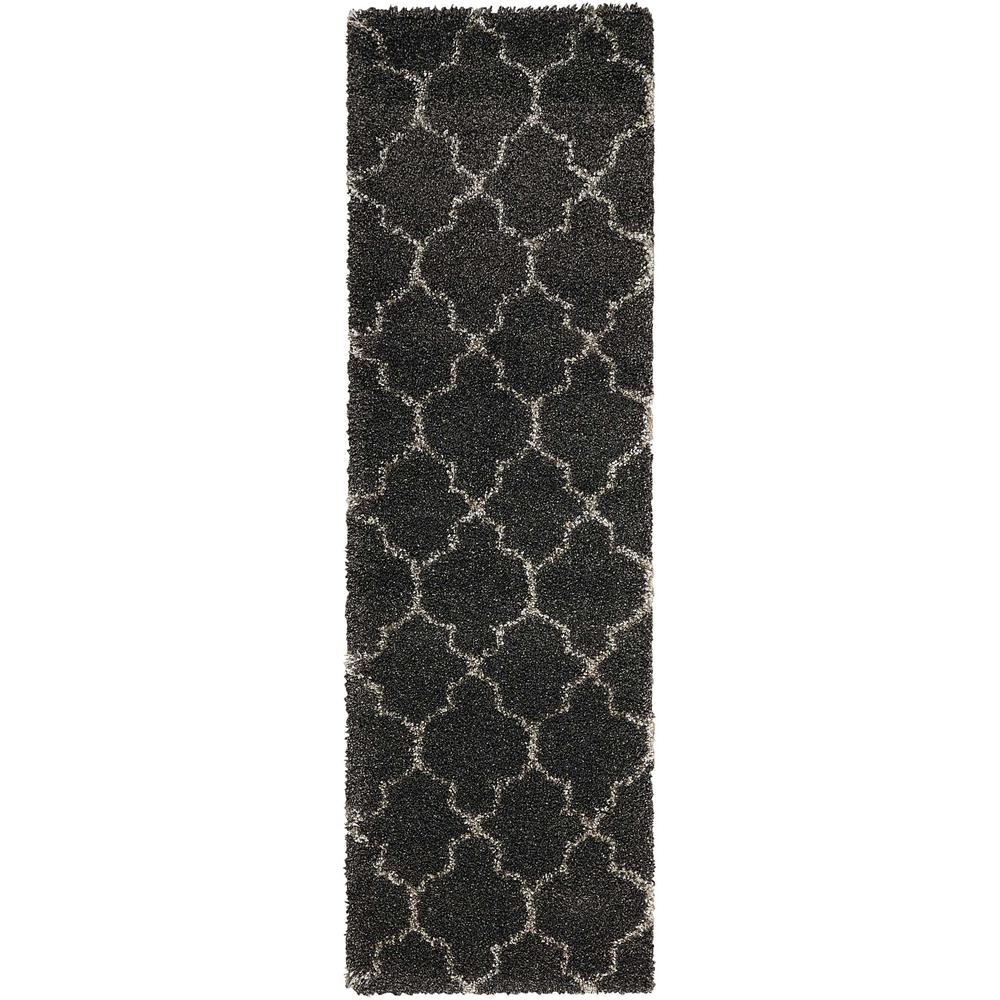 Amore Area Rug, Charcoal, 2'2" x 7'6". Picture 1