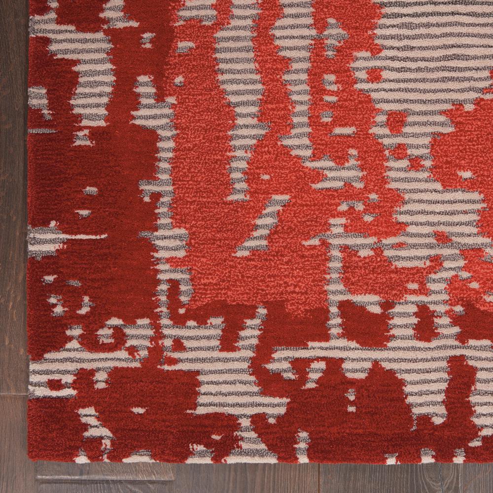 Symmetry Area Rug, Beige/Red, 7'9" X 9'9". Picture 4