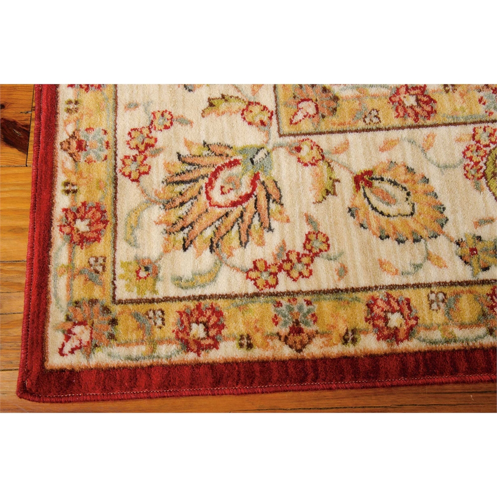 Ancient Times "Palace" Red Area Rug. Picture 2