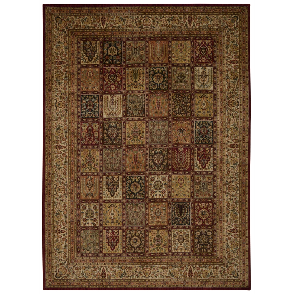 Ancient Times "Asian Dynasty" Multicolor Area Rug. Picture 5