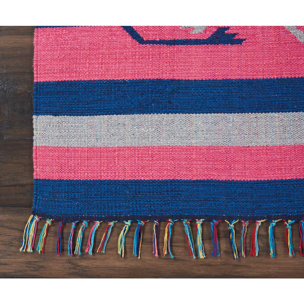Baja Area Rug, Pink/Blue, 2'3" x 7'6". Picture 4